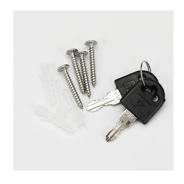 
Medicine cabinet made of stainless steel with matt glass door lockable 