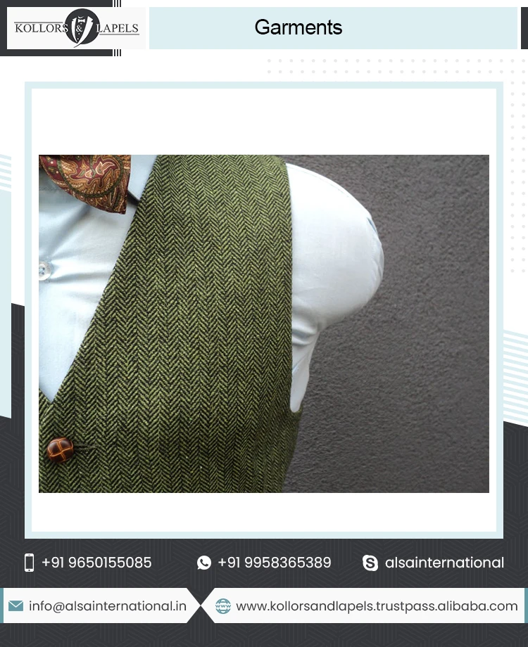 Best Quality Customied Mens Waistcoat High Visibility Waistcoat Custom Casual Men Waistcoat