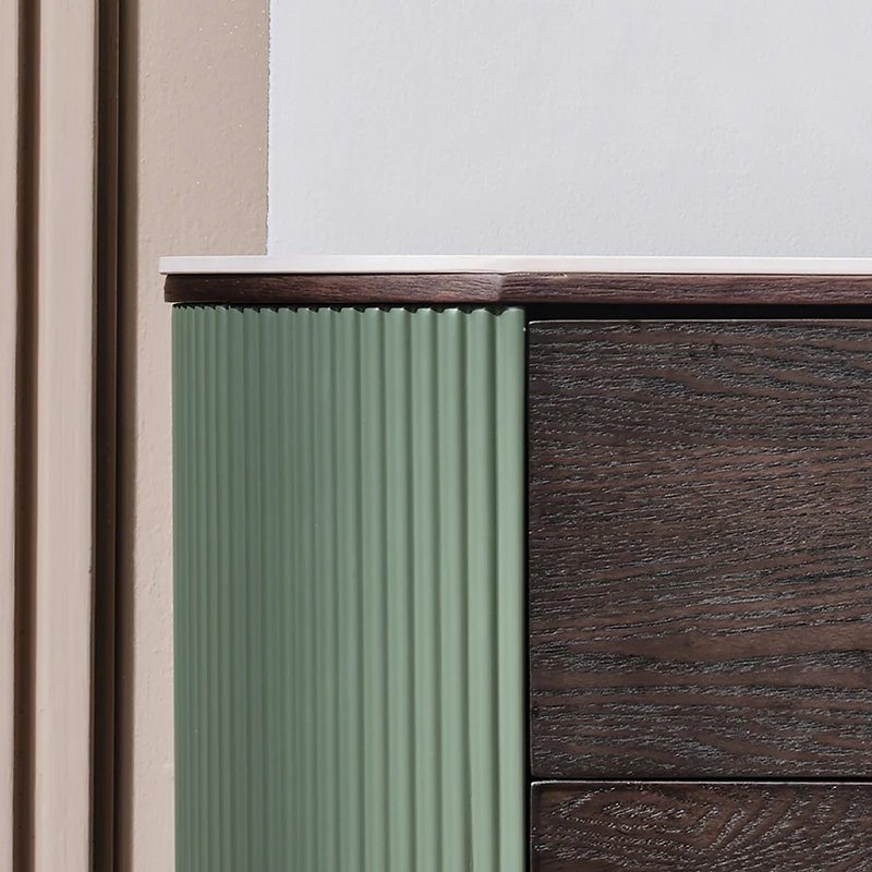 127606 quanu modern tv stand cabinets led sense light tv console table