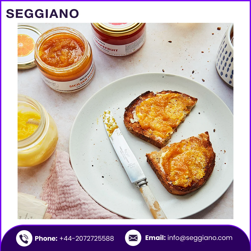 Condiments Jam Seggiano Mandarin Conserve Sicilian Extra Jam 225g