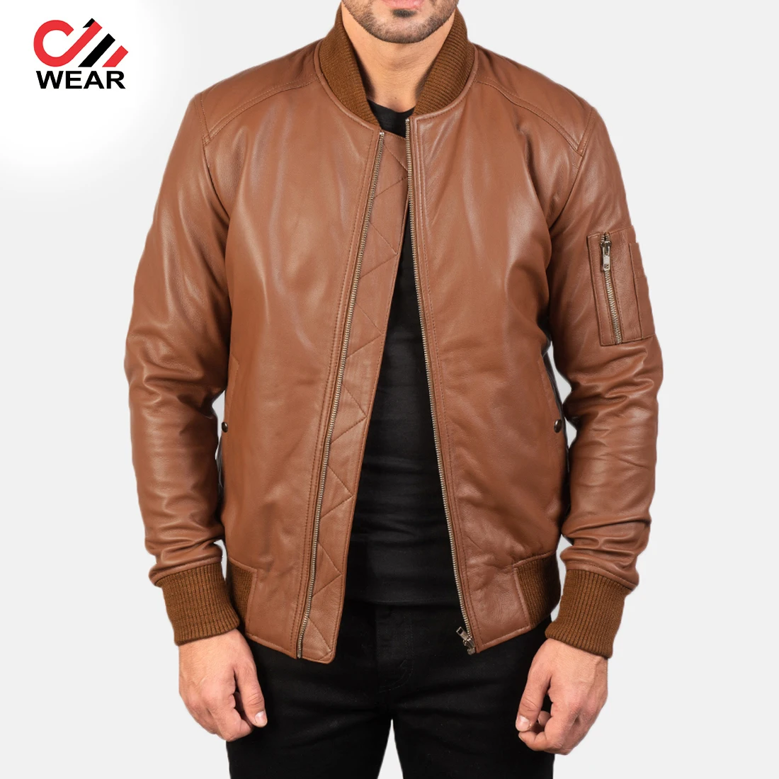 Роскошная кожаная куртка Сделано в Пакистане мужские кожаные изделия высокого качества