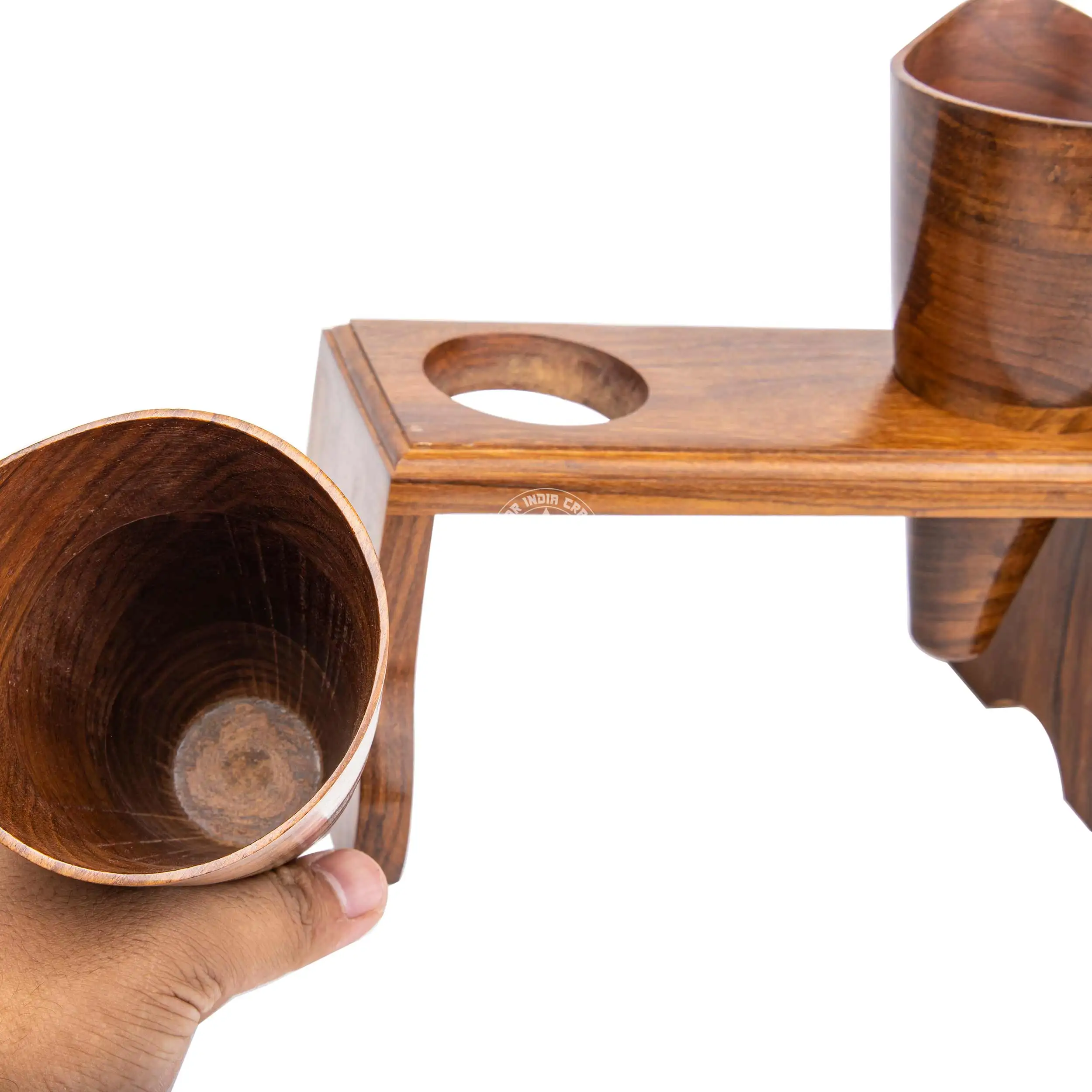 Деревянный держатель для салфеток в форме конуса ресторана кухни деревянный салфеток/держатель