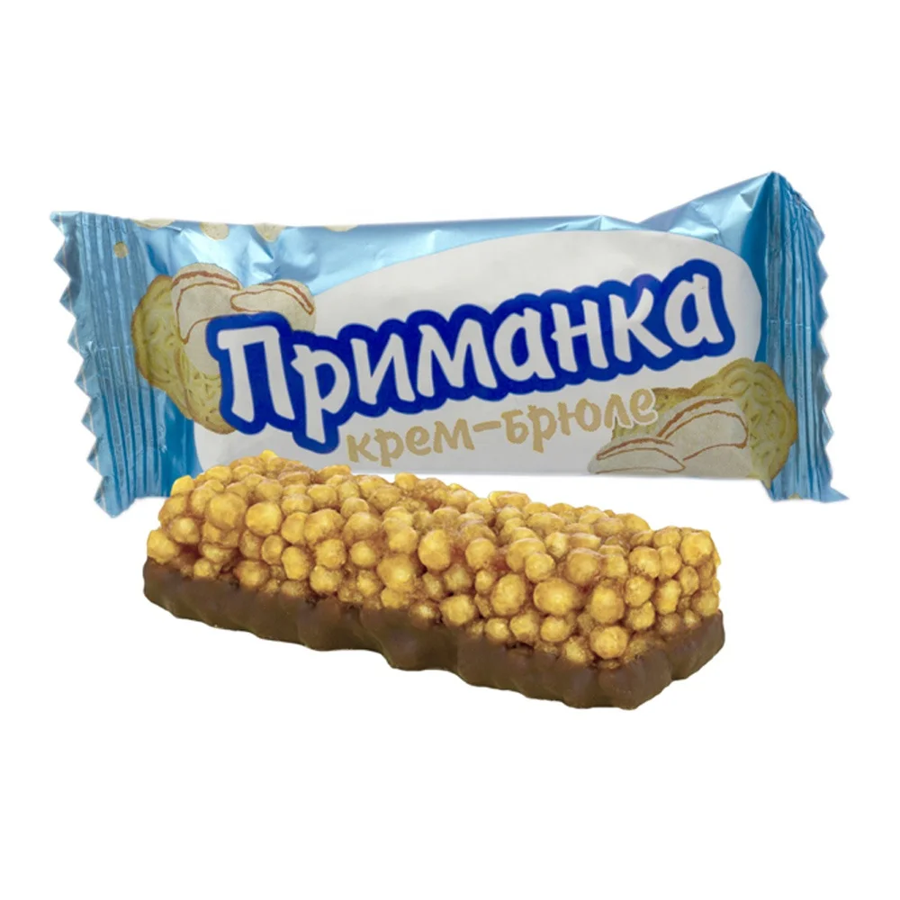  Приманка хрустящие конфеты с покрытием шоколадной глазурью кондитерские