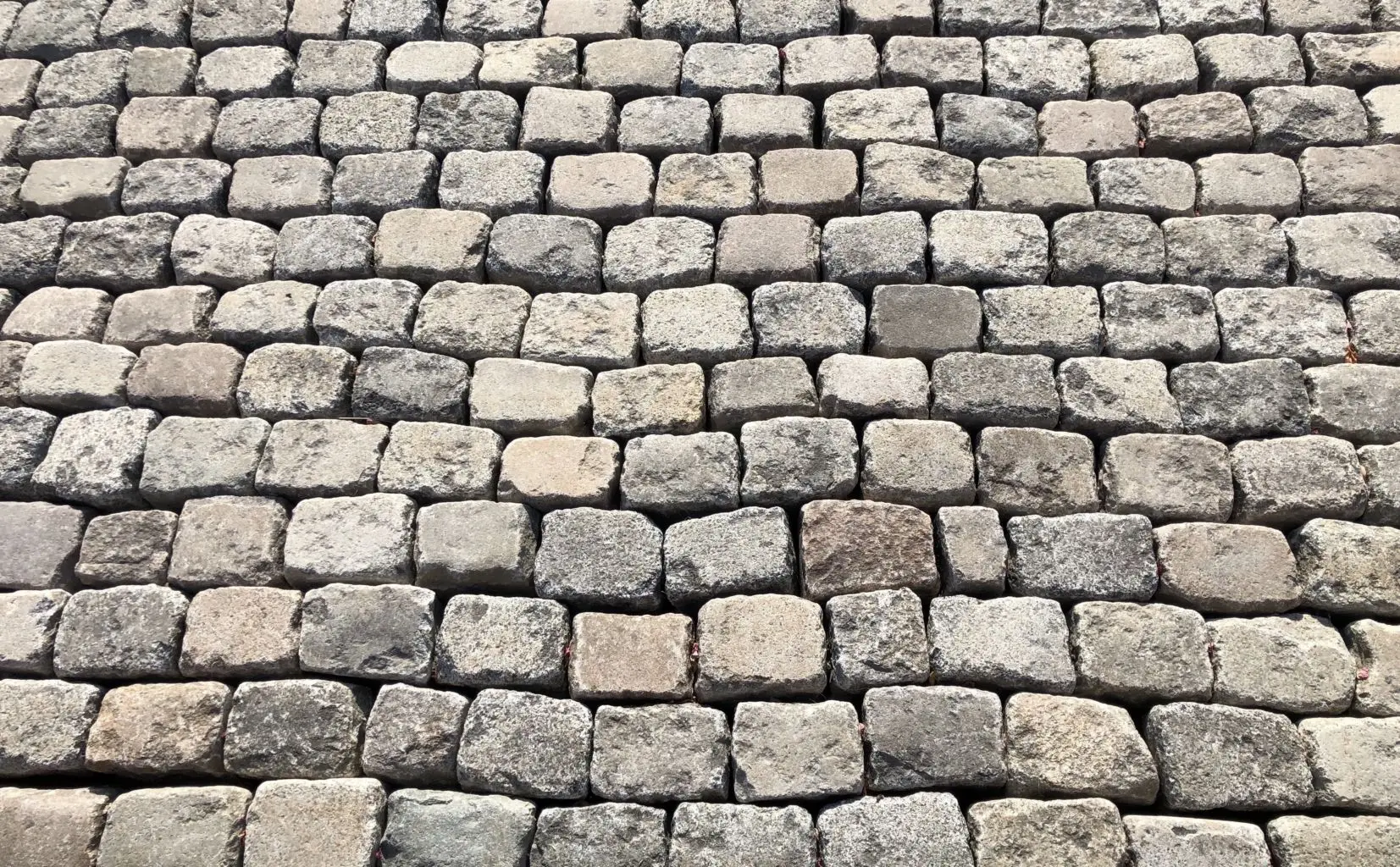 Natural Cobble Stone granite Cobble stone Paver parking stones granite pavers flamed surface