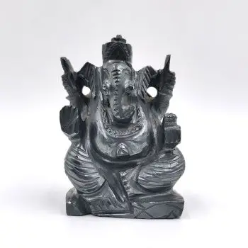 2022 New Design Hematite Ganesh Resin Hindu God Ganapati Small Ganesha Lord  Ganesh Idol Statue Ganesha