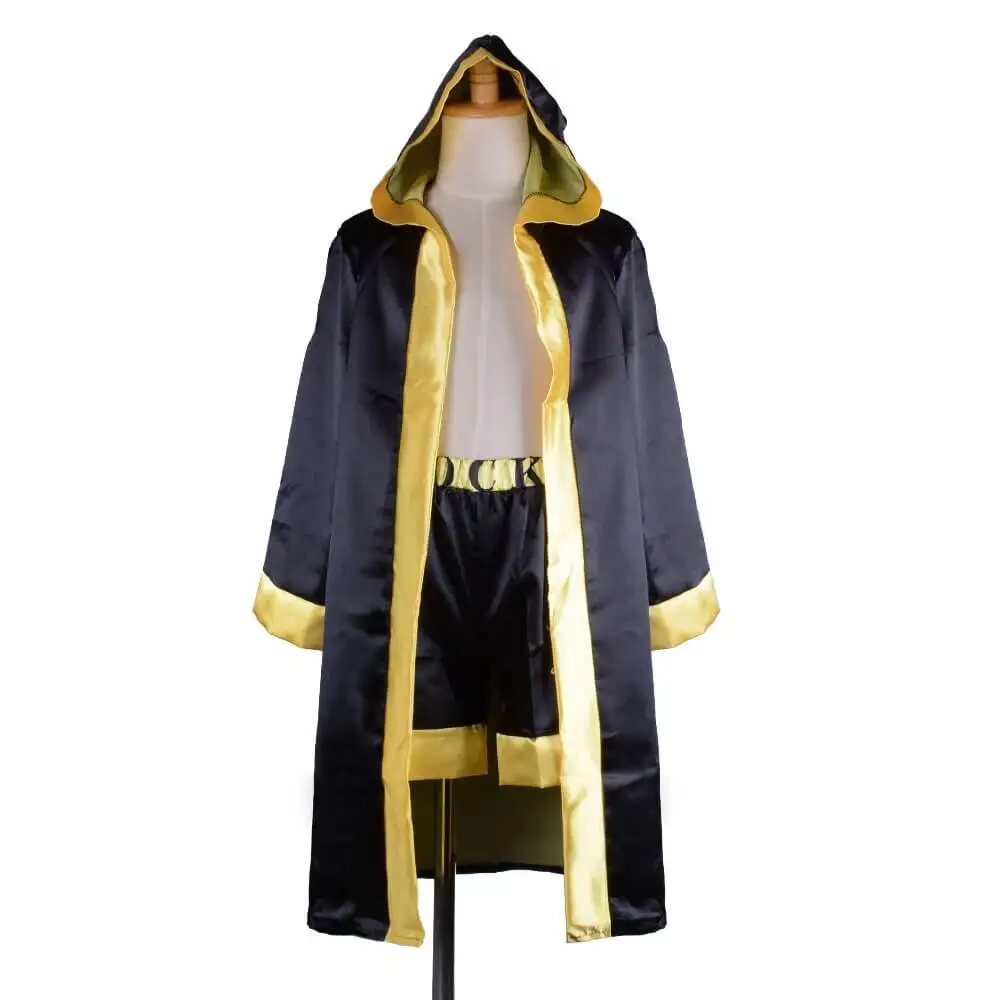 
Custom Design professional Boxing MMA Martial Arts Gowns Boxing Robe OEM Custom Color Material Sublimation Embroider Match Dress 