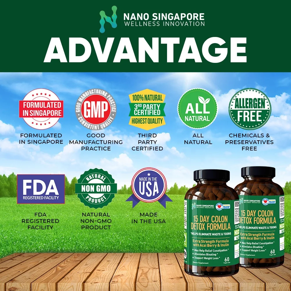 
GMP Certified Facilities All Natural Detox Slimming Capsule Providing Energy Pills 