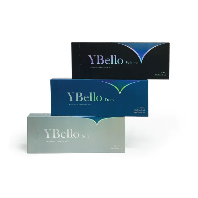 YBello Filler Hyaluronic Acid HA Dermal Filler Facial Filler for Forehead Nose Lips Chin Face anti-wrinkle made in Korea