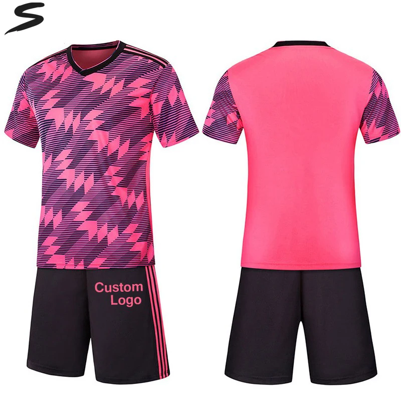 Soccer Uniform Kit Set Custom Sublimation Sports Accept Customized Logo Sportswear for Unisex Half Sleeves