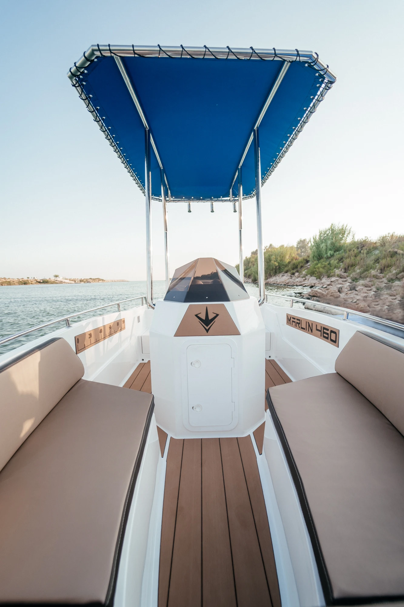 Alesta Fishing Speed Boat Fiber Glass Marine Luxury New Marlin 460 Model BLACK Best Quality White Ocean Sea Lake River 4.5M 15FT