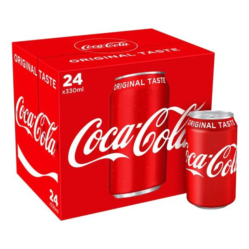 Available Coca Cola soft drink , zero 330ml, 500ml, 1L