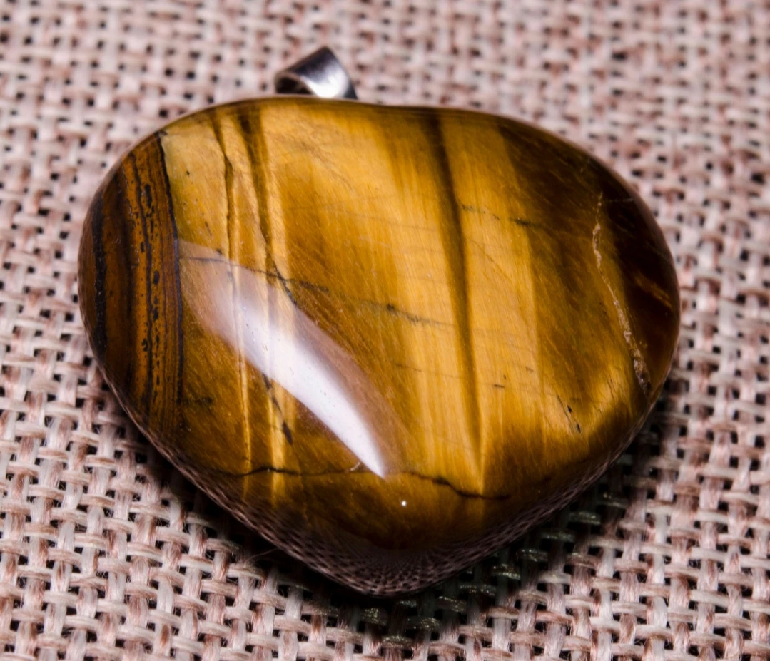  Кулон «тигровый глаз» в форме сердца для заживления набор кристаллов балансировки религиозной силы этического исцеления Новая мода