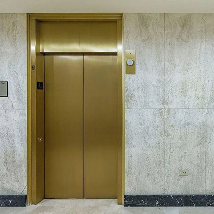 
Luxury Hairline Champagne Gold Color 304 Stainless Steel Sheet Elevator Decorative Sheet 