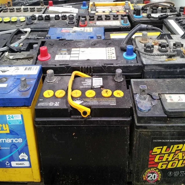Drained Lead-Acid Battery Scrap