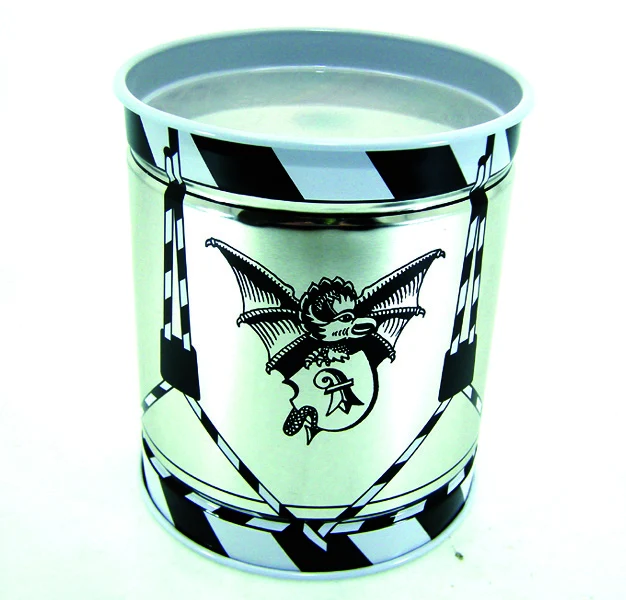 
Factory price wholesale Drum metal tin box for toys and stationery Drum shape metal can 