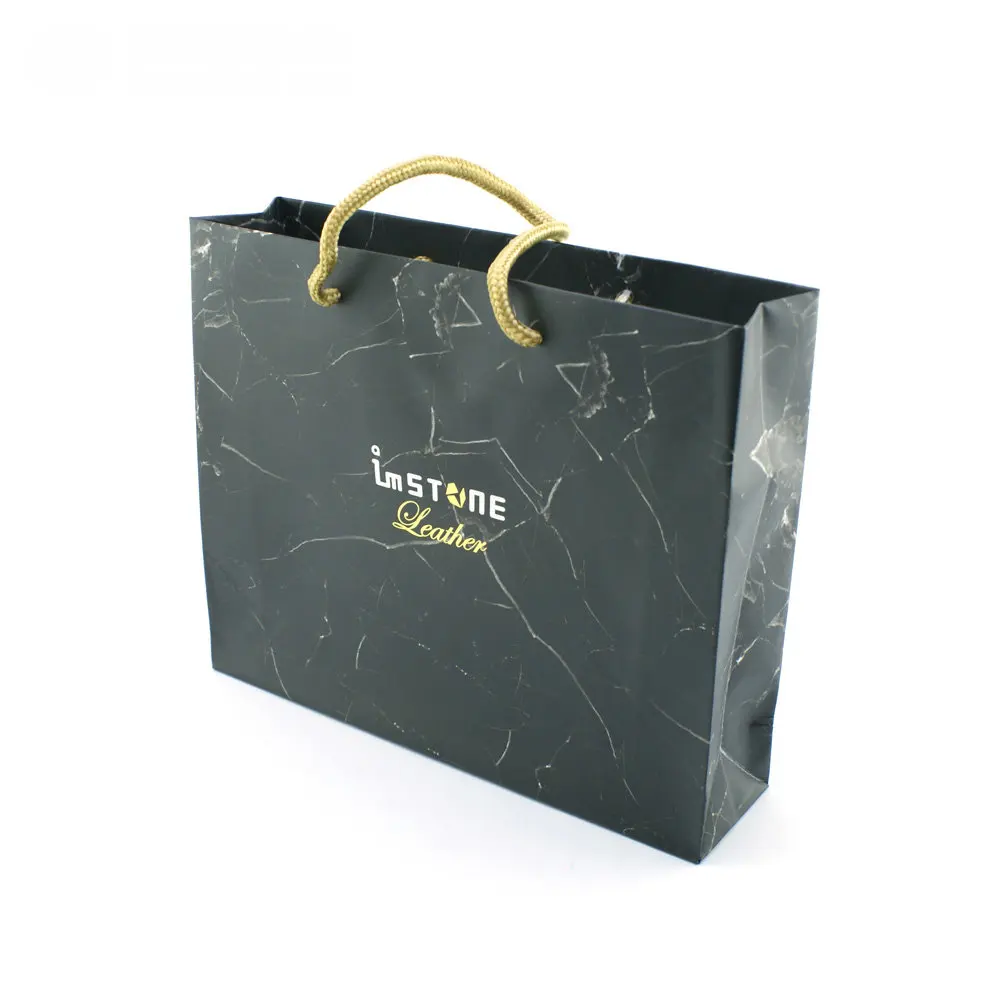 Custom Logo Printed Natural Kraft Paper Bags