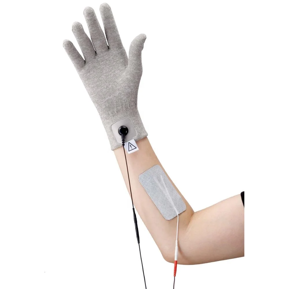 
Physical Therapy gloves for hand muscle stimulator 