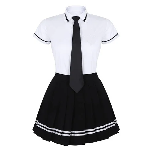 Modern Custom design Girls Primary school uniform/High Quality Cheap rate Shirt and Skirt Girls Uniform
