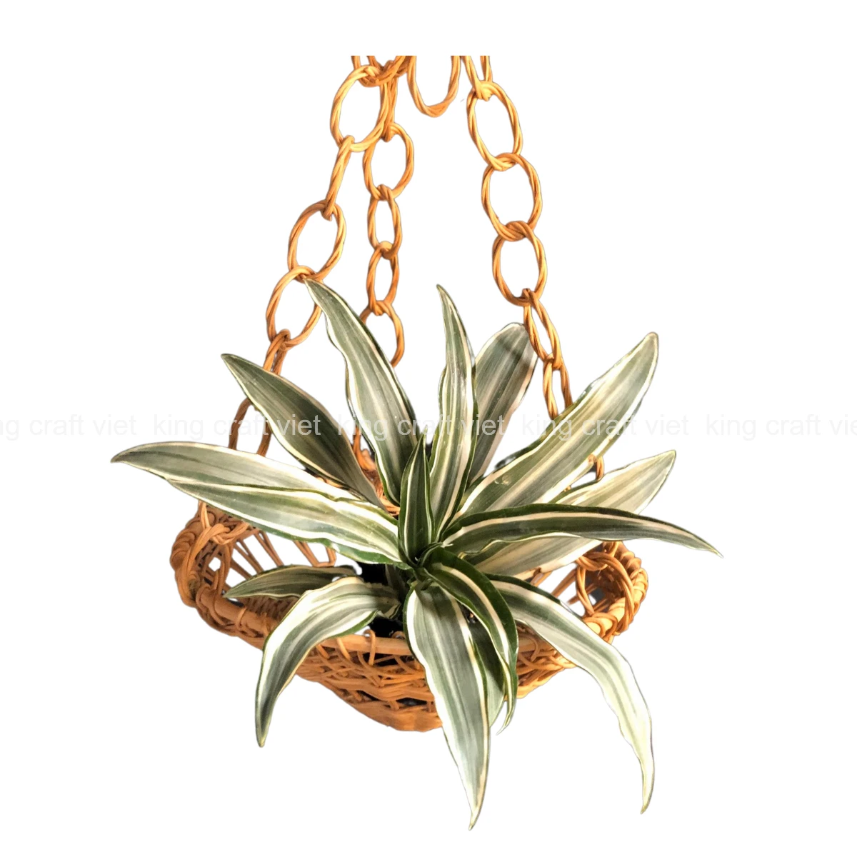 VietNam New Product Handwoven Plant Pot 100% Natural Rattan Planter Wholesale from King Craft Viet Supplier