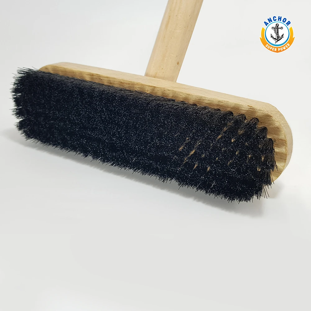  Оптовая продажа из Таиланда строительная щетка якорная цементная деревянная с длинной деревянной ручкой