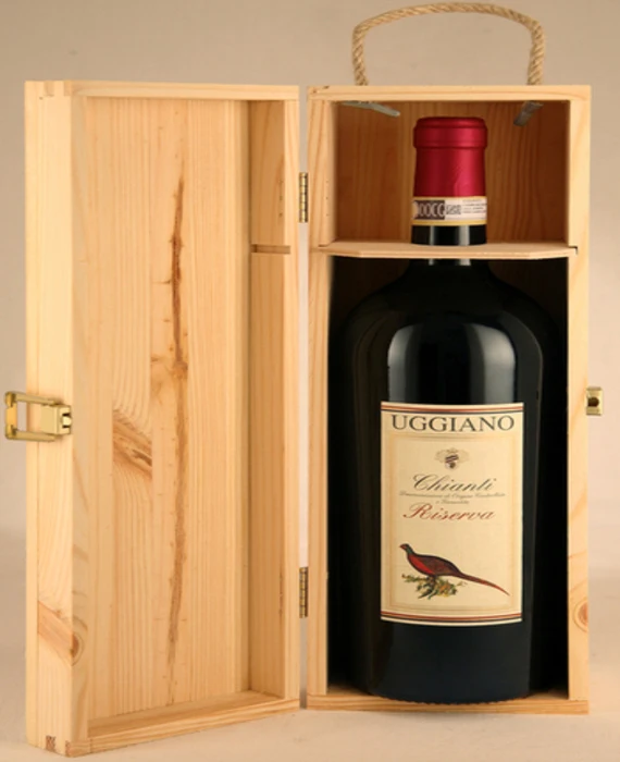 Высококачественное итальянское красное вино CHIANTI открытие D.O.C.G. FAGIANO 1,5 ЛТ с деревянной коробкой