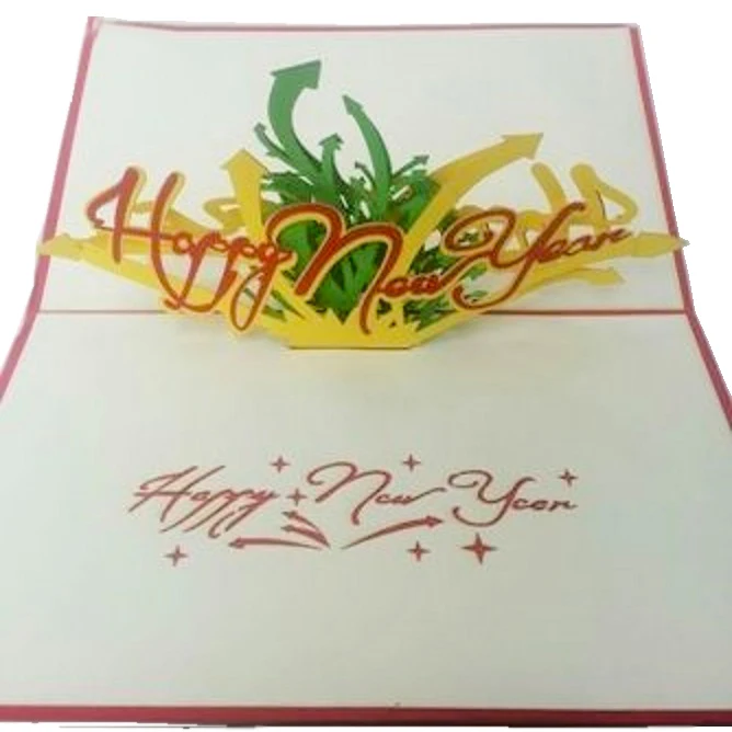 Интересные 3D открытки ручной работы новый год выдвижная открытка