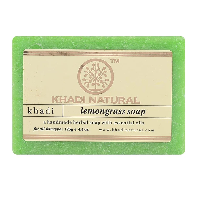 HANDMADE GLYCERIN LEMONGRASS SOAP TO LIMIT BACTERIAL AND MICROBIAL GROWTH ON SKIN