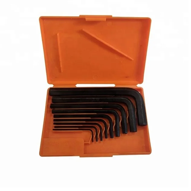 Набор ключей с черным покрытием, профессиональный шестигранный ключ, оптовый Производитель коробки из нержавеющей стали