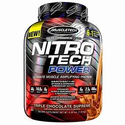 100% оригинальная технология Muscle tech Nitro Tech 100% сывороточное золото