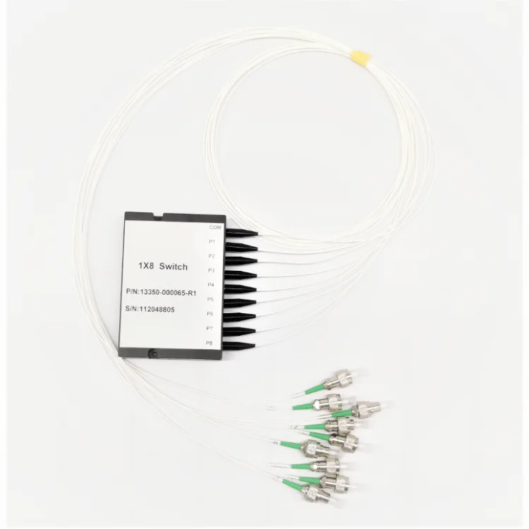 
1xN Optical Switch 1x8 Mechanical Optical Switch Module 