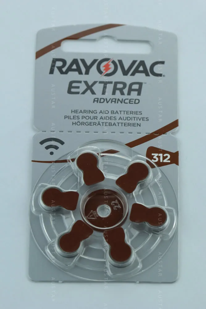  Rayovac hearing aid batteries 10 13 312 675 Non-rechargeable battery for