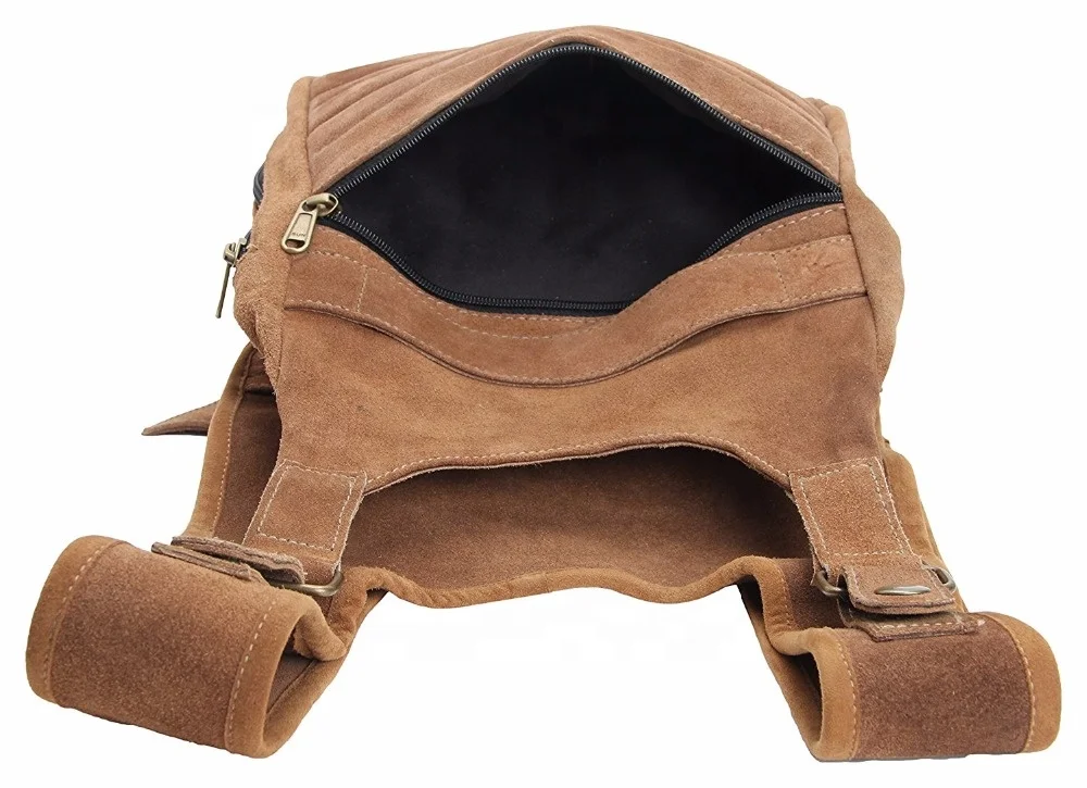 100% Genuine Full Grain Leather Travel Bag Backpack Portable Daily Use with Handle Vintage Style Hot Item