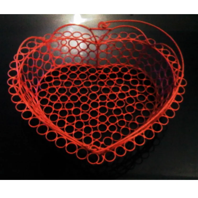 fruit Basket heart shape for Home and hotel gift candy and gift wrapping