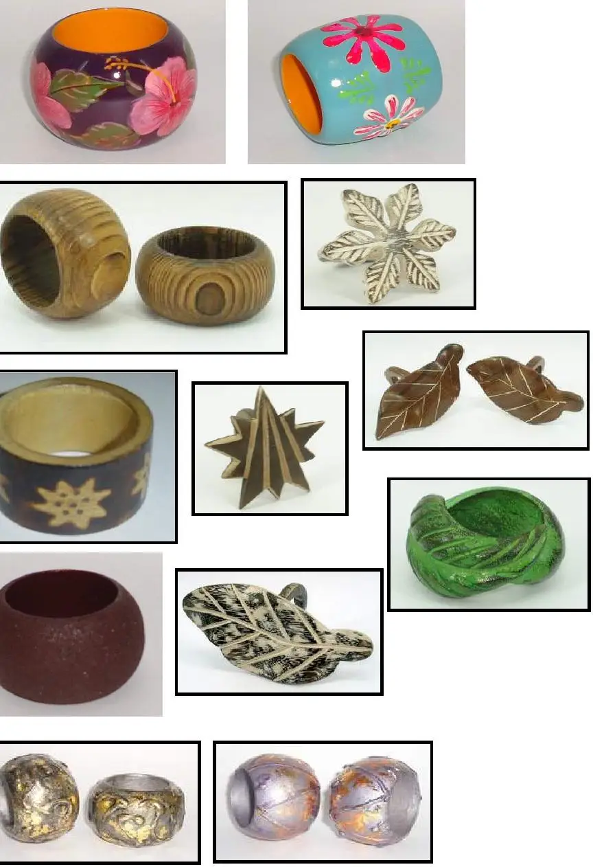 Wooden ring for tissue holding restaurants handmade products Cheap and Fine Easter Gifts Napkin