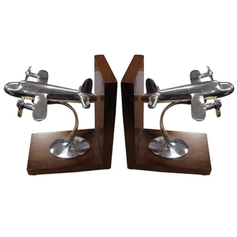 Wholesale Silver Shiny Polish Cat Shaped Bookends Hot Sale and High Quality Handmade for Organized books