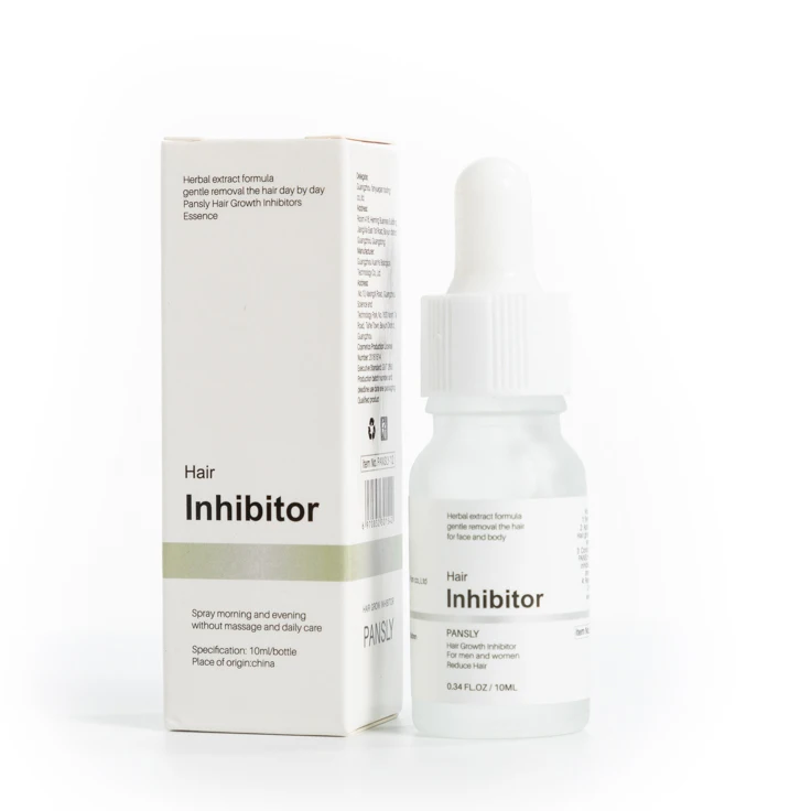 XBY OEM Low MOQ Harbel Extract Permanent Painless Powerful 10Ml Hair Growth Inhibitor Essence Hair Removal Serum