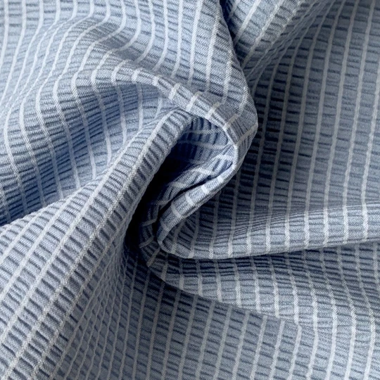 
2 Way Stretch Nylon Rayon Spandex Fabric Bubble Stripe Woven Fabric for Women Dresses Clothing Home Textile 