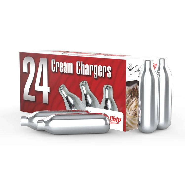 Высококачественный оксид азота N2O, 24 упаковки, зарядные устройства для взбитого крема