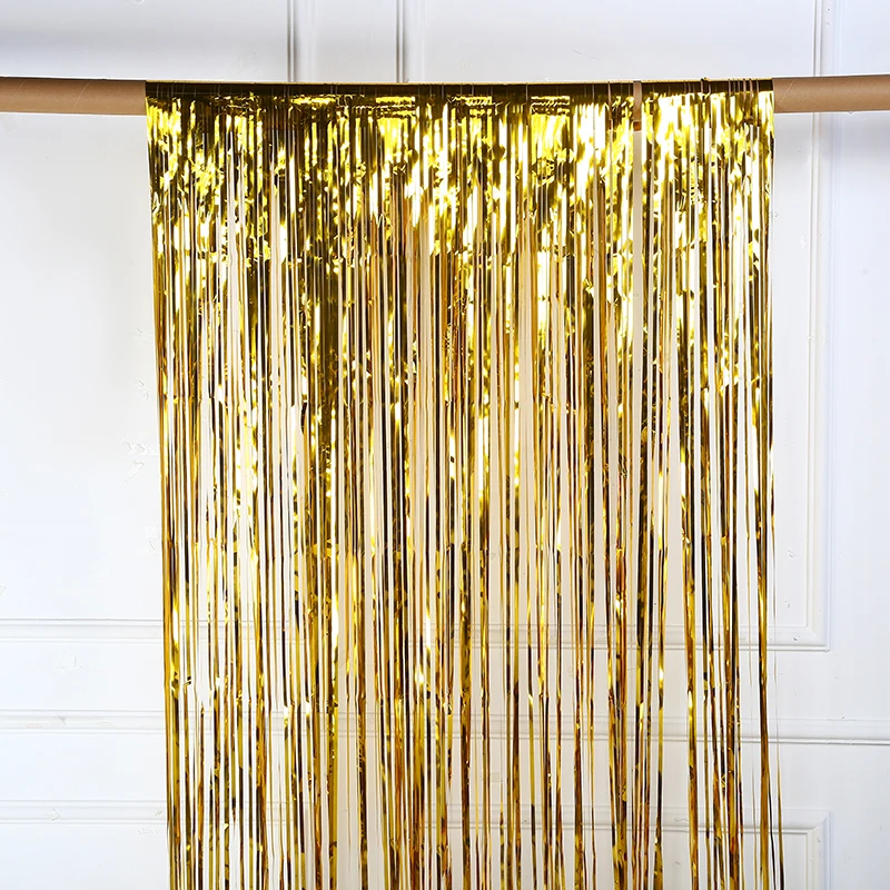 Wedding backdrop tinsel curtain photo booth backdrop foil door curtain birthday sequin backdrop party decorations