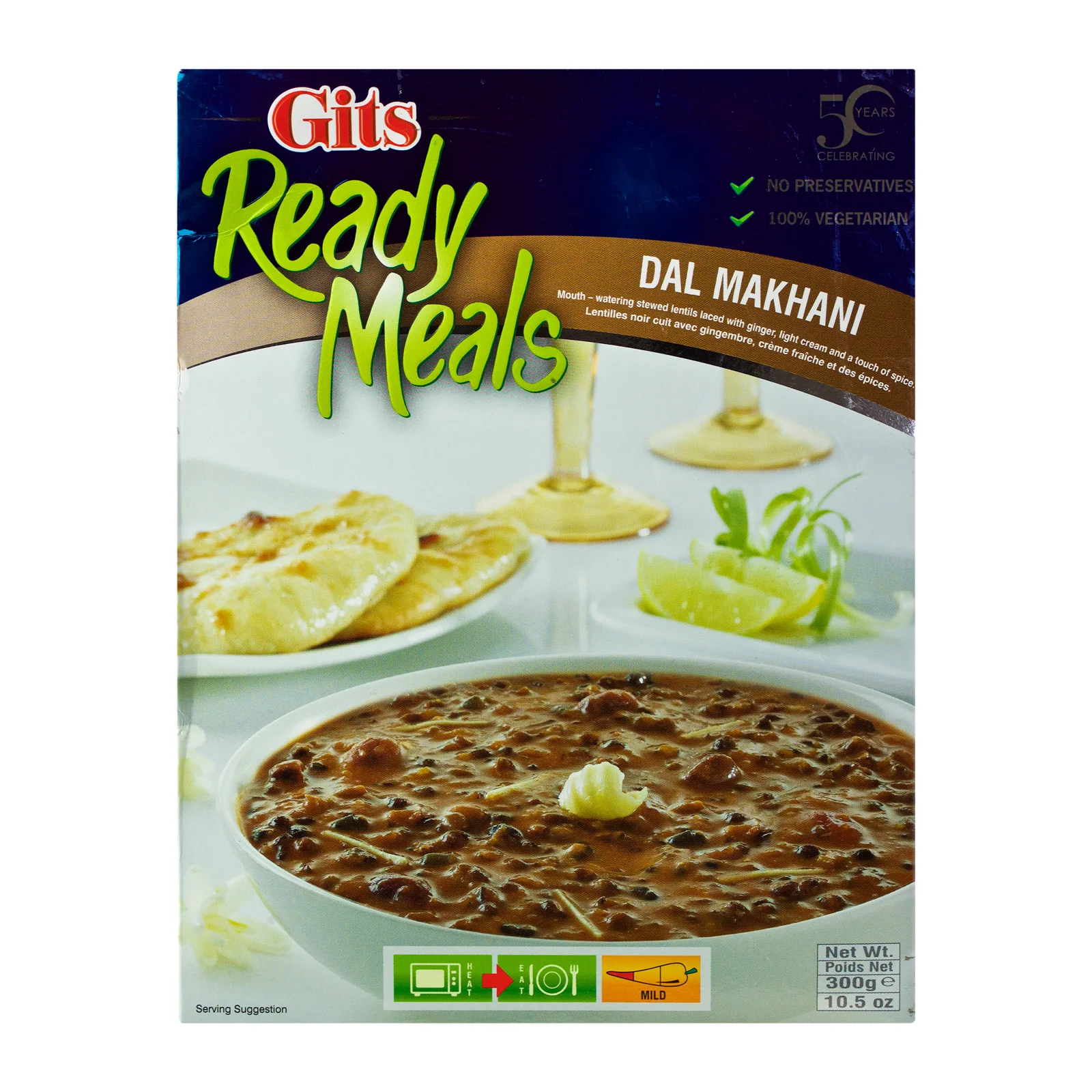 Best Price Vegetarian No Preservatives Instant Soup Salty Sweet GITS Brand 300g Box India Curry Paste Dal Makhani