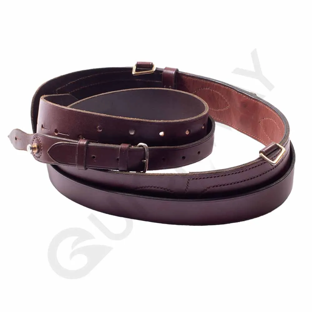 Sam Brown Cross Belt Genuine Leather Ceremonial Duty Belt Custom Best Simple Design Sa Belt