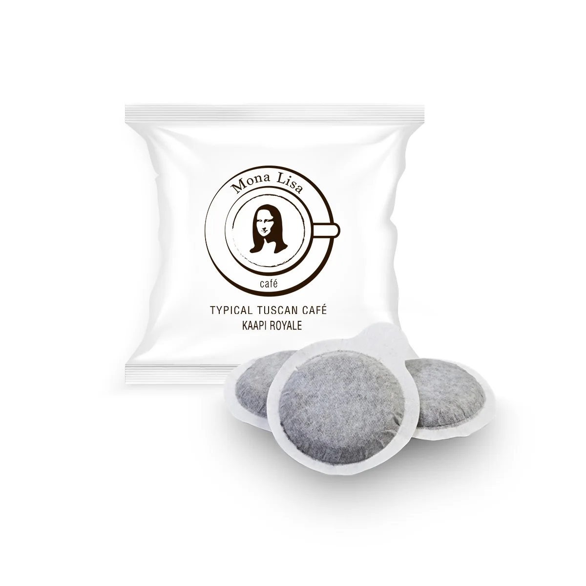 Single origin Kaapi Royale Italian Coffee pods box compostable and biodegradable for espresso machines