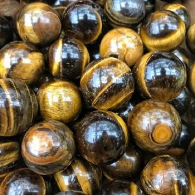 Натуральный кристалл оптовая продажа агат драгоценные камни тигровый глаз мини Сфера круглой формы супер качество