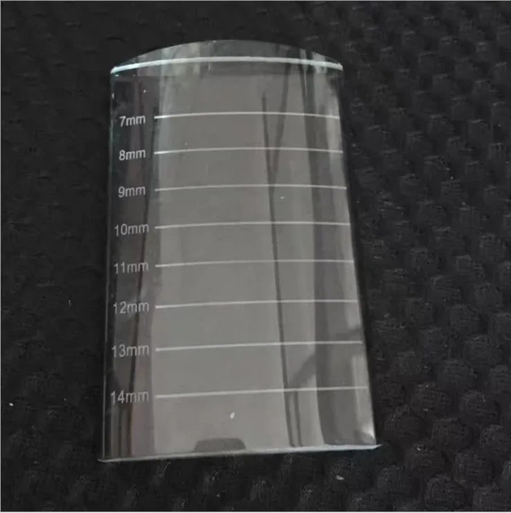 Buy chinese products online Eyelash Extension scale pallet U shape Crystal glass glue holder