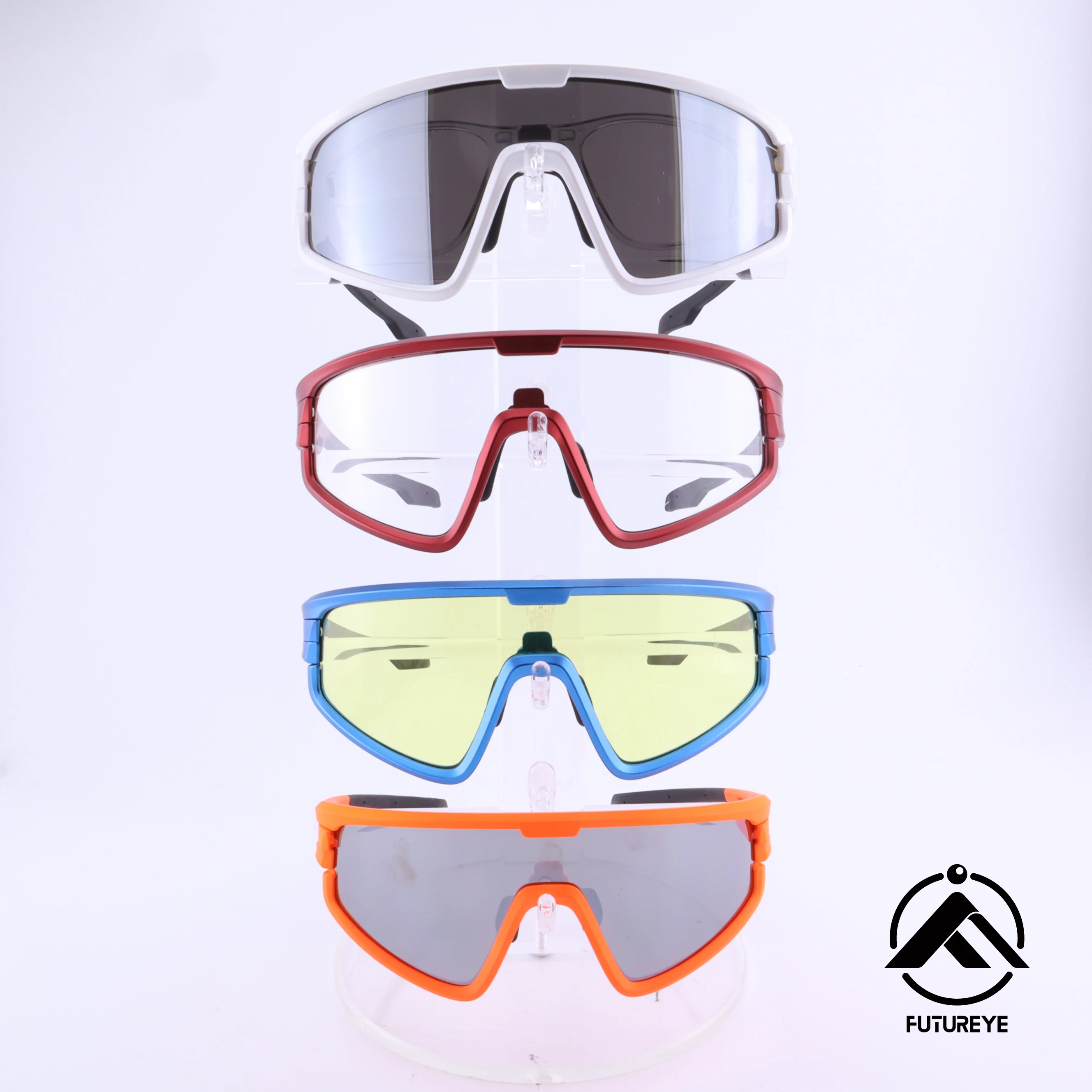 uv400 2021 Taiwan hot selling UV400 protective polarized PC sun glasses windproof cycling casual sports eyeglasses