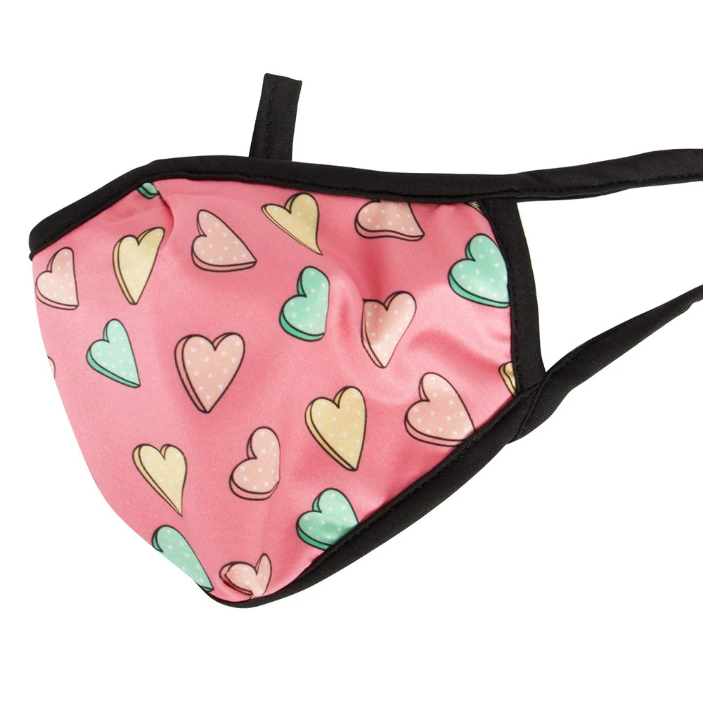  Oem оптовая продажа сублимационная модная многоразовая моющаяся маска для лица из 100% хлопка и полиэстера с дыхательным клапаном