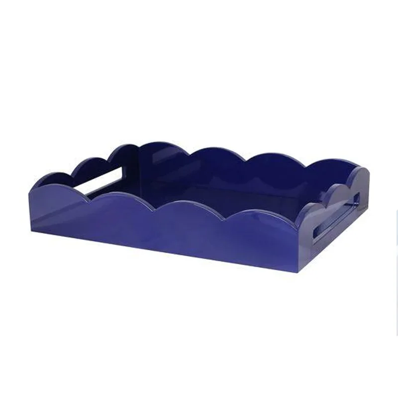 Лидер продаж лаковый сервировочный поднос из Вьетнама индивидуальная роспись ручной работы оптовая продажа