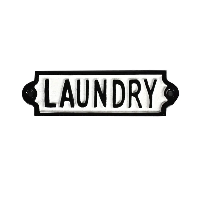 Bathroom Vanities Hotels Bathroom Door Mounted Shower Sign Cast Iron Customized high Grade Quality General Sign For wall decors