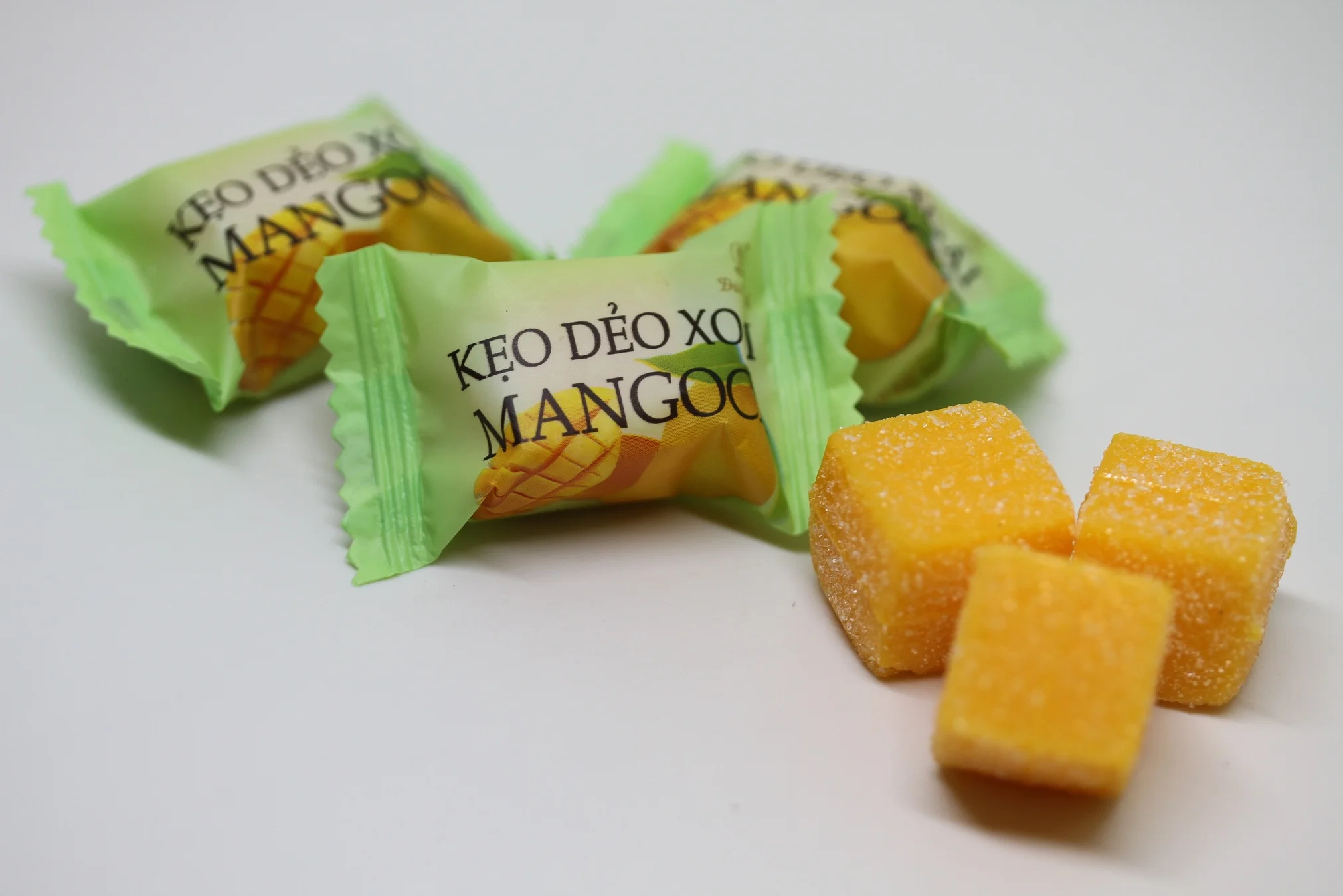 Сделано в Вьетнаме ароматное манго мягкое желе конфеты с сахаром 325gr мешок высокого качества