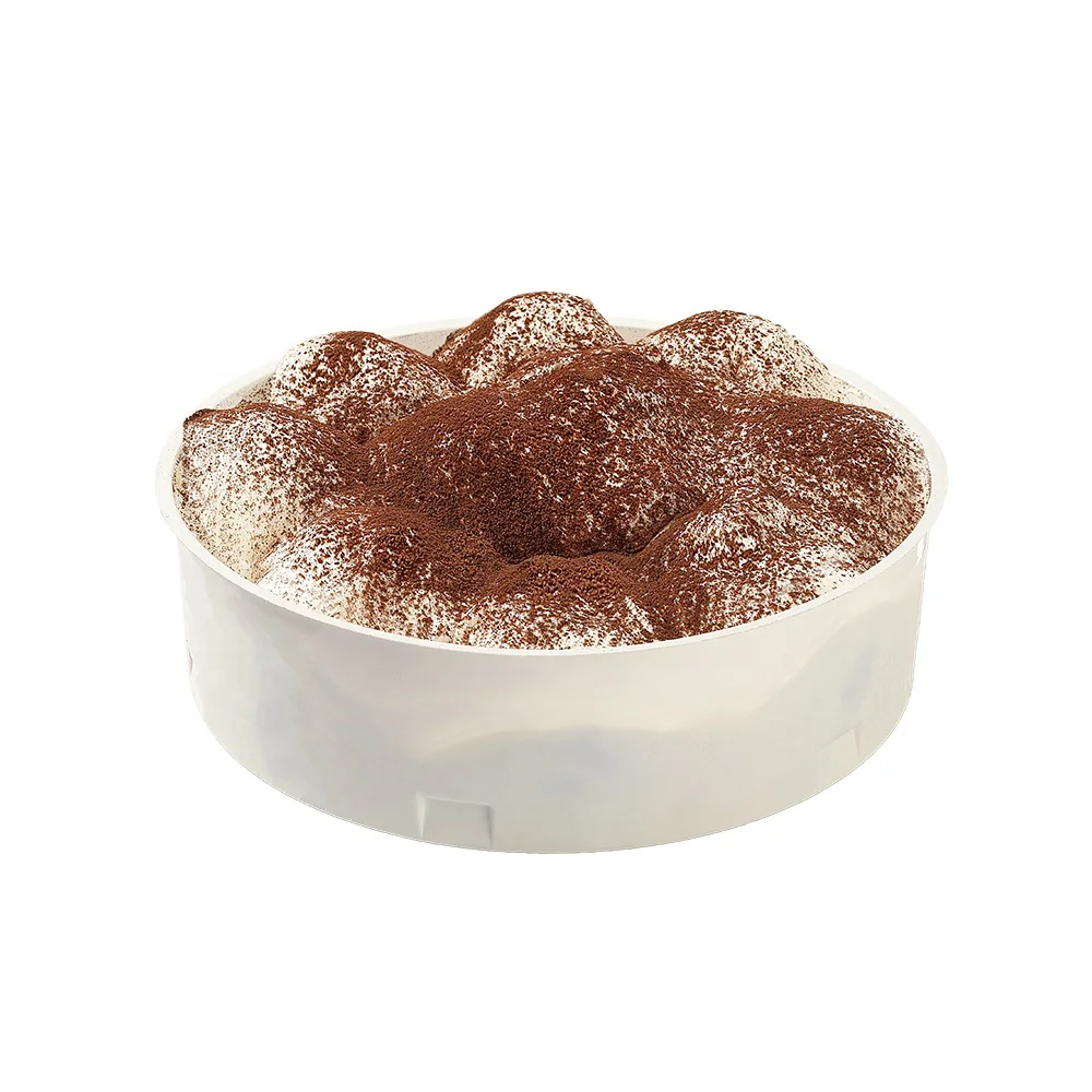 
White Profiteroles 11 cream puffs filled with chocolate cream birthday cake refrigerator dessert 